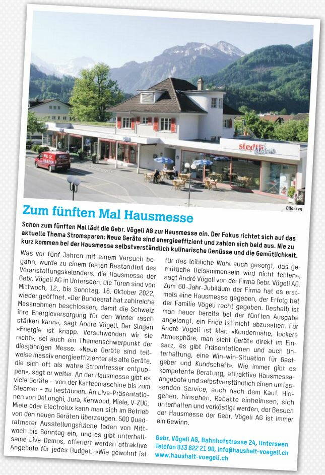 Hausmesse 5.0 Hausmesse 5.0